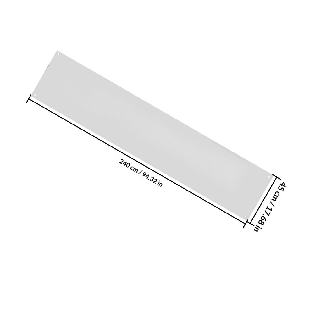 Large Blank White Banner for D - Yard Sign Blank ulasan dan harga