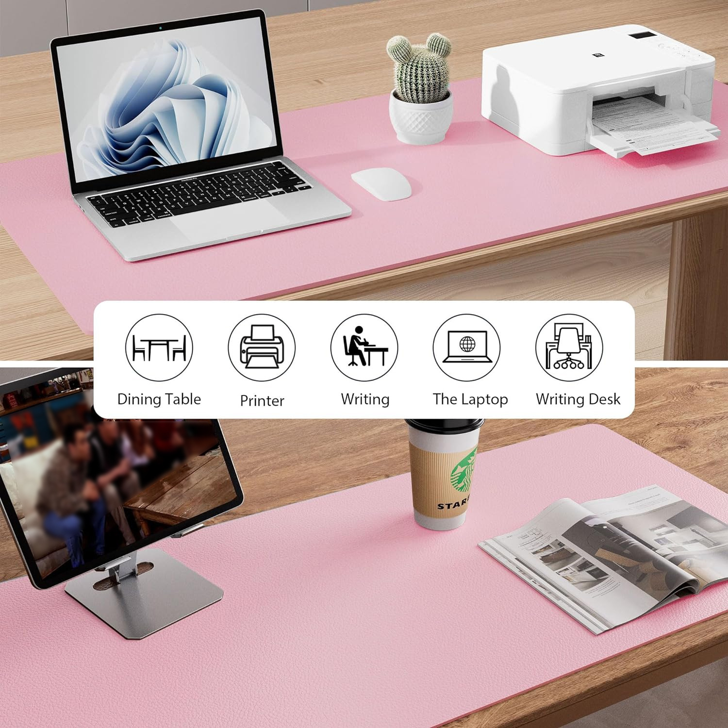 Leather Desk Pad Protector Pin - Mouse Pad Blank Sublimation ulasan dan harga