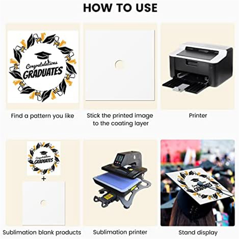 Sublimation Blanks Graduation  - Hat Sublimation Blank ulasan dan harga