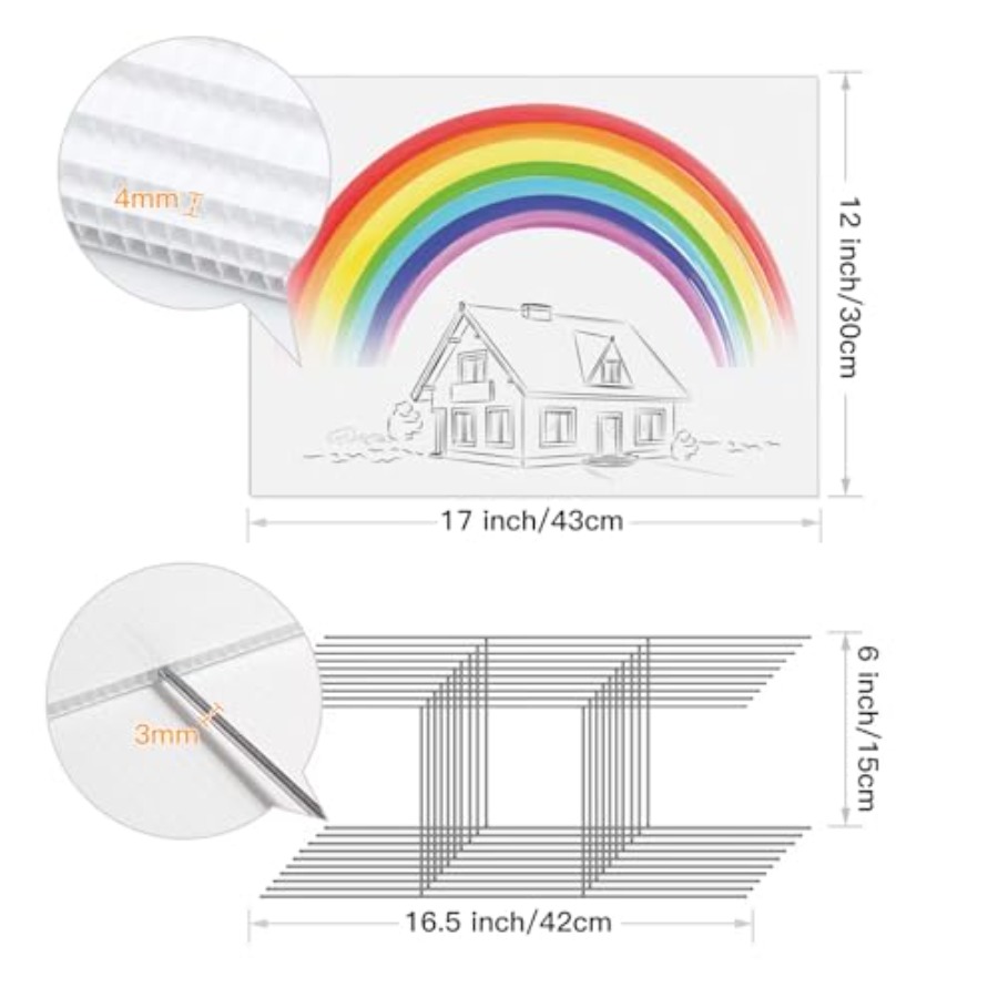 22Pcs Blank Yard Signs with St - Yard Sign Blank ulasan dan harga