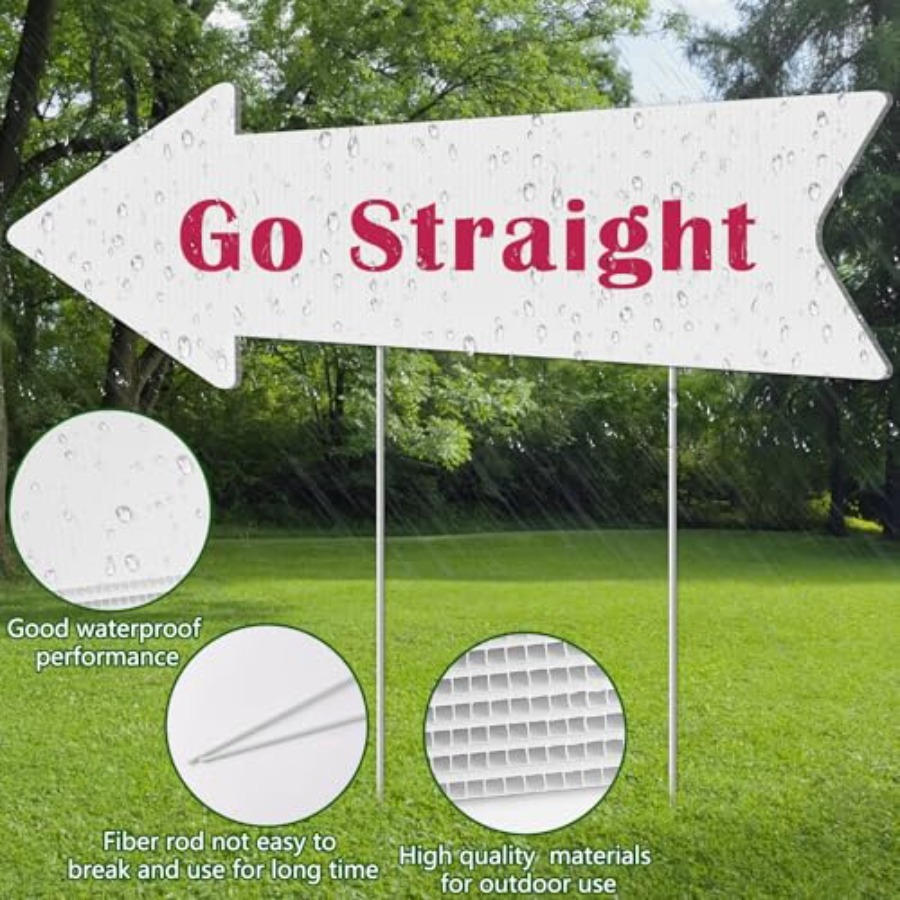 Directional Arrow Signs with S - Yard Sign Blank ulasan dan harga