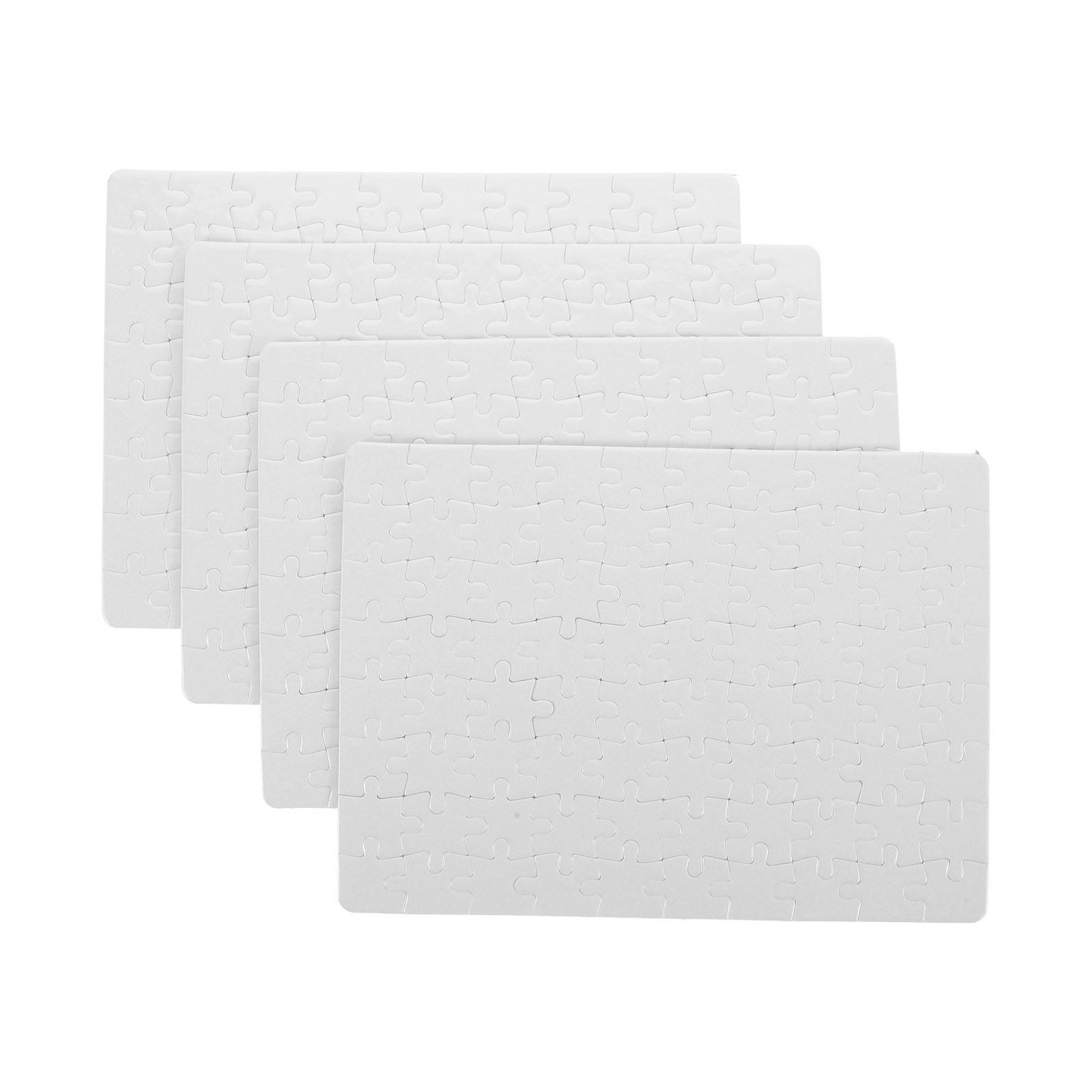 4 Sheets Sublimation Blank Puz - Puzzle Blank White ulasan dan harga