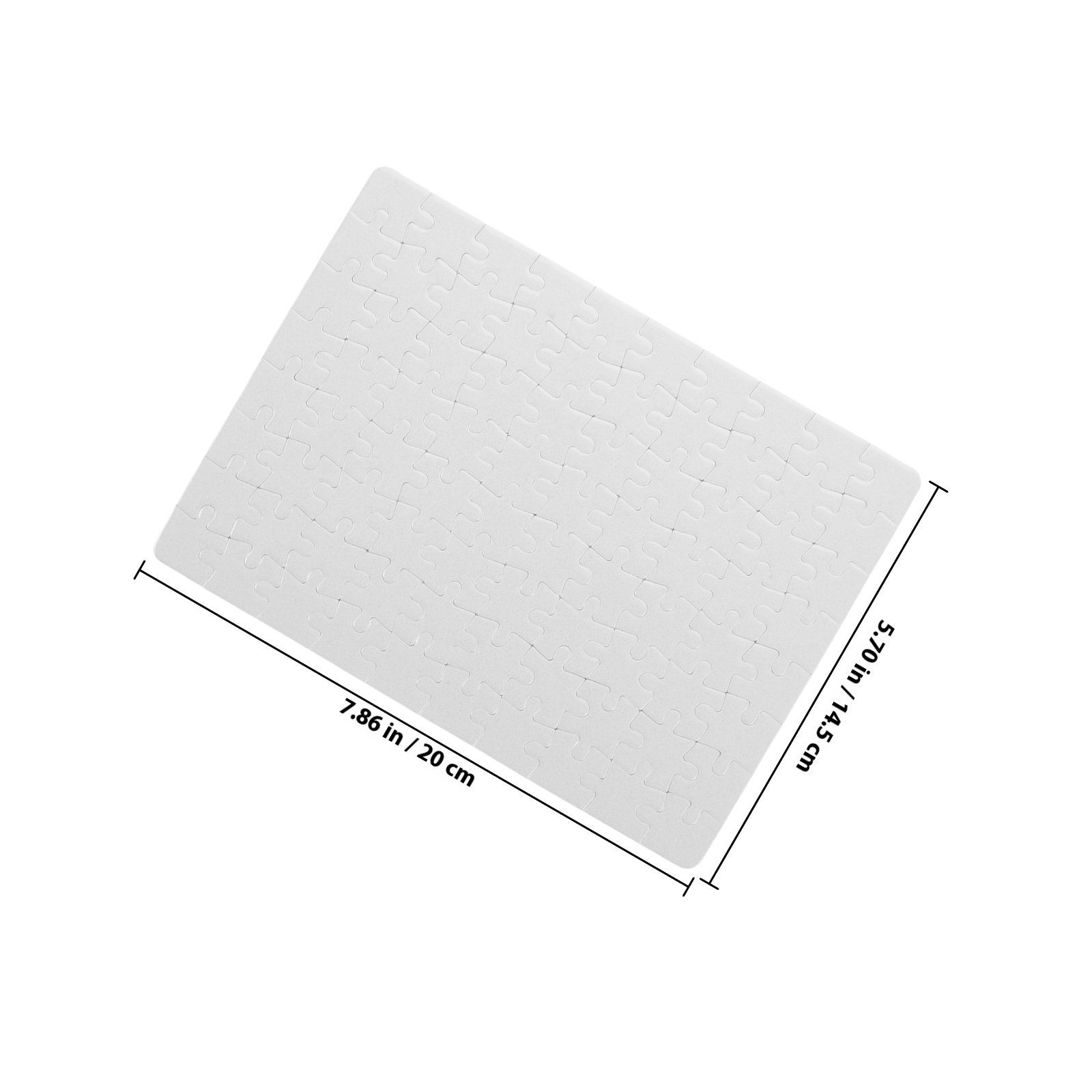 4 Sheets Sublimation Blank Puz - Puzzle Blank White ulasan dan harga