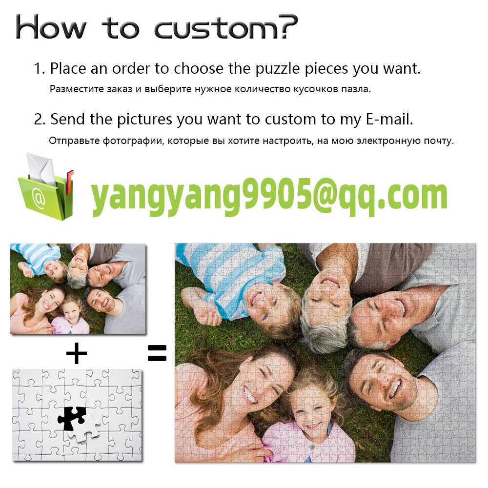 DIY Custom Jigsaw Puzzle Custo - Puzzle Blank White ulasan dan harga