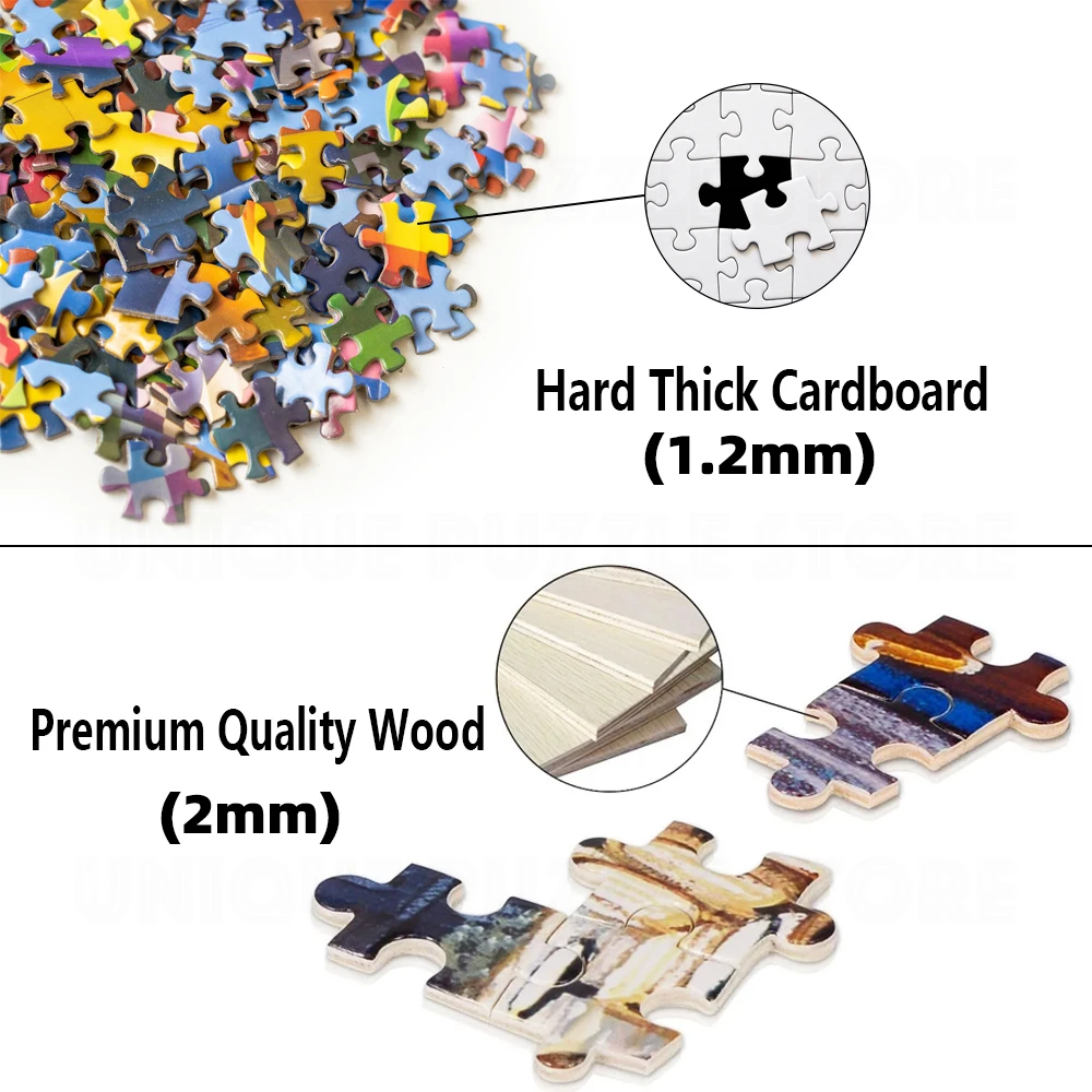 DIY Custom Jigsaw Puzzle Custo - Puzzle Blank White ulasan dan harga