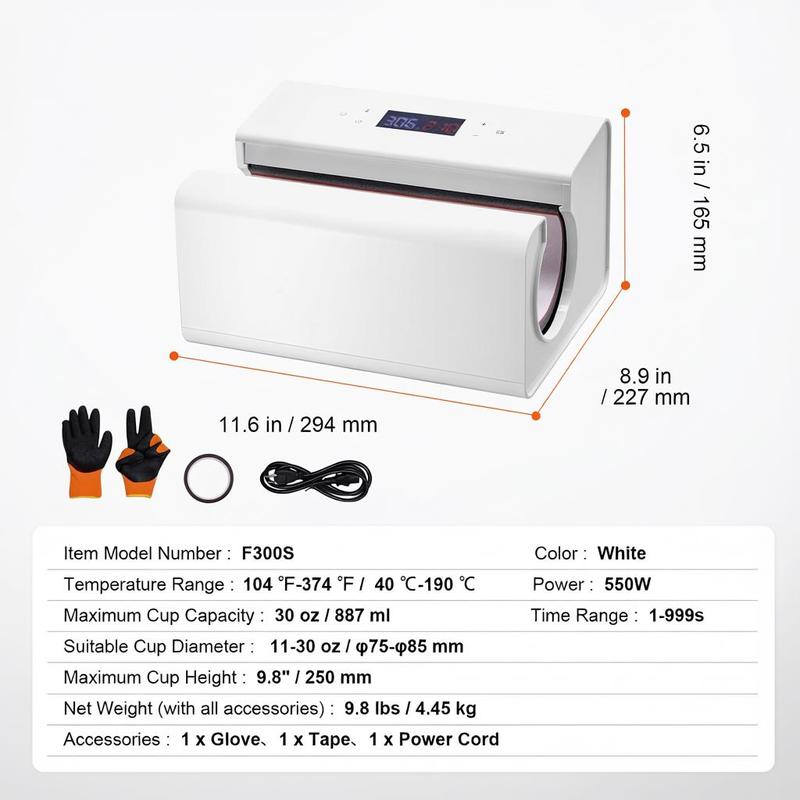Auto Tumbler Heat Press Machin - Sublimation Mug White ulasan dan harga