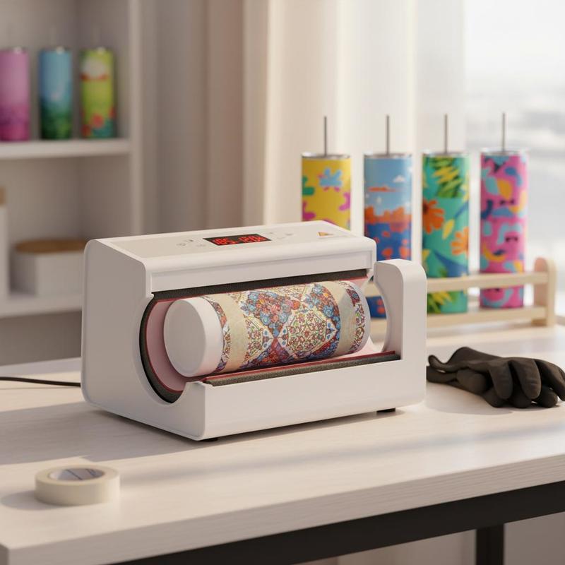 Auto Tumbler Heat Press Machin - Sublimation Mug White ulasan dan harga
