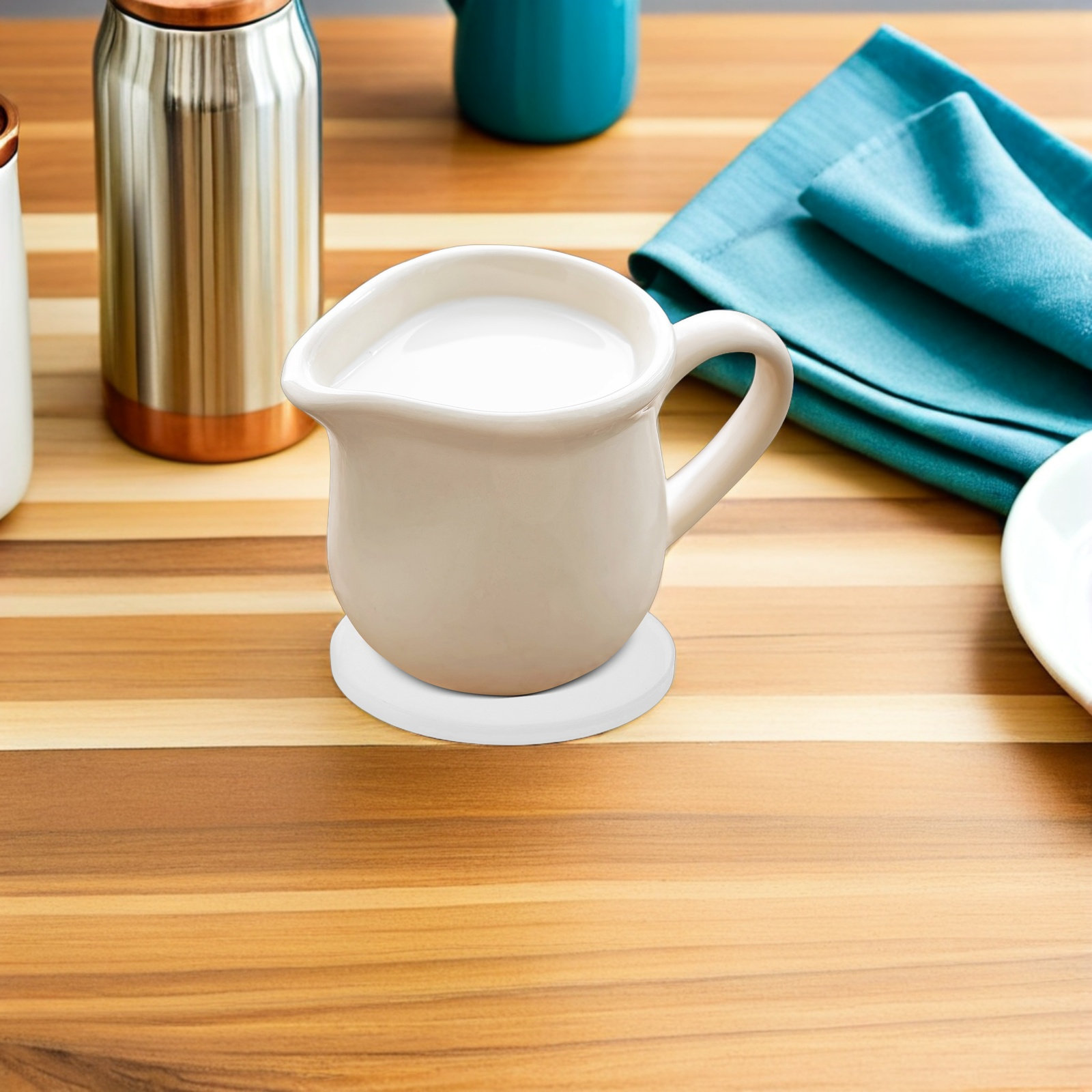 12Pcs White Round Ceramic Coas - Coaster Sublimation Blank ulasan dan harga