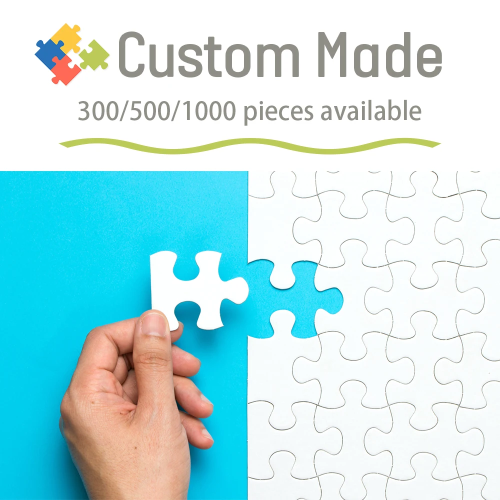 Dropshipping Custom Jigsaw Puz - Puzzle Blank White ulasan dan harga