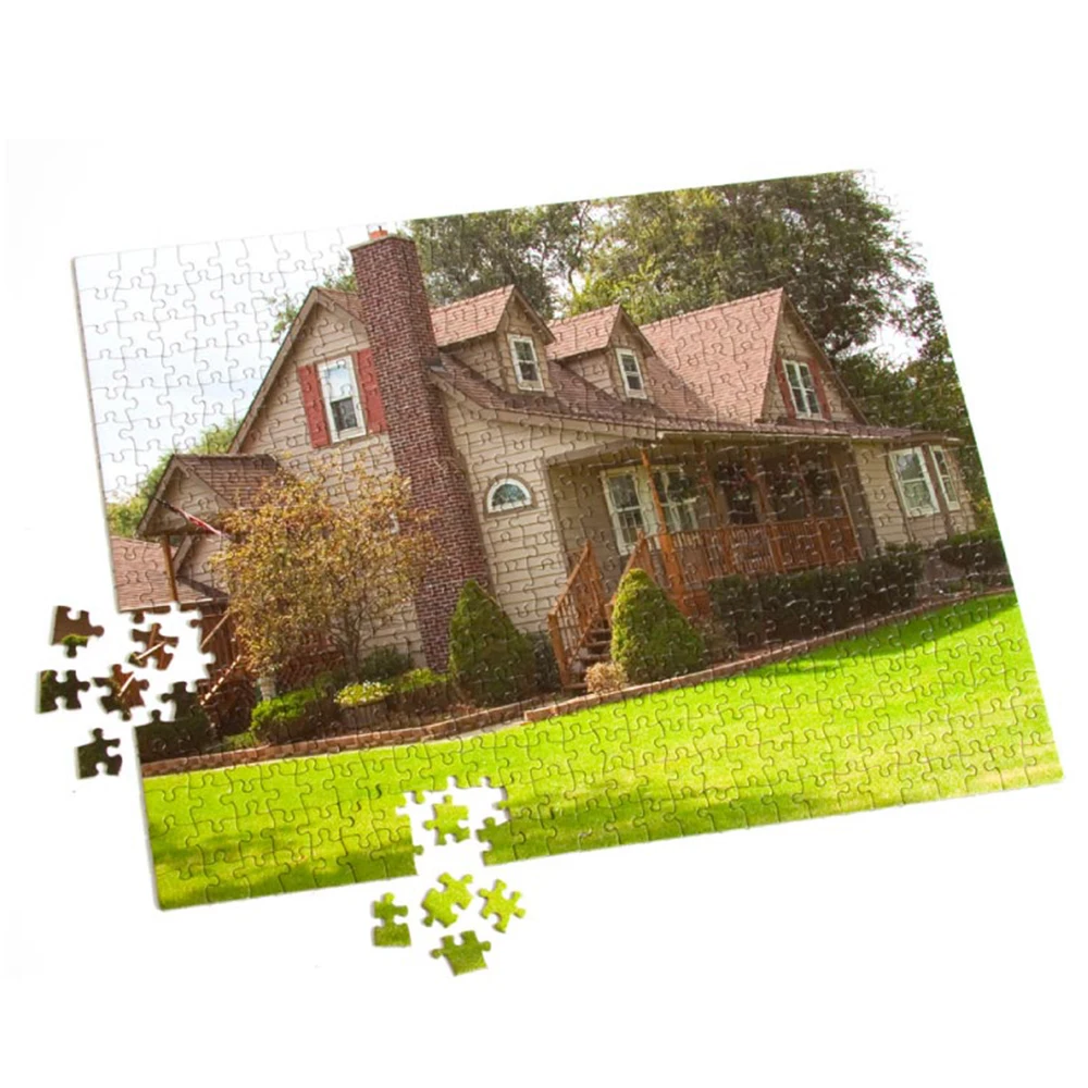 Dropshipping Custom Jigsaw Puz - Puzzle Blank White ulasan dan harga