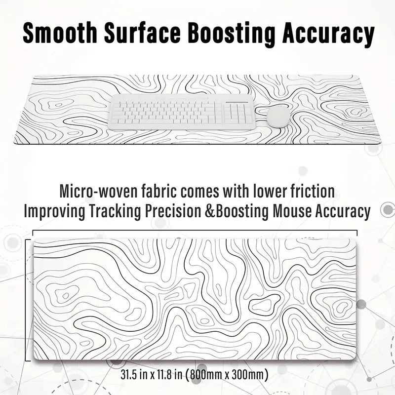 1PC Large Mouse Pads For Desk, - Mouse Pad Blank Sublimation ulasan dan harga