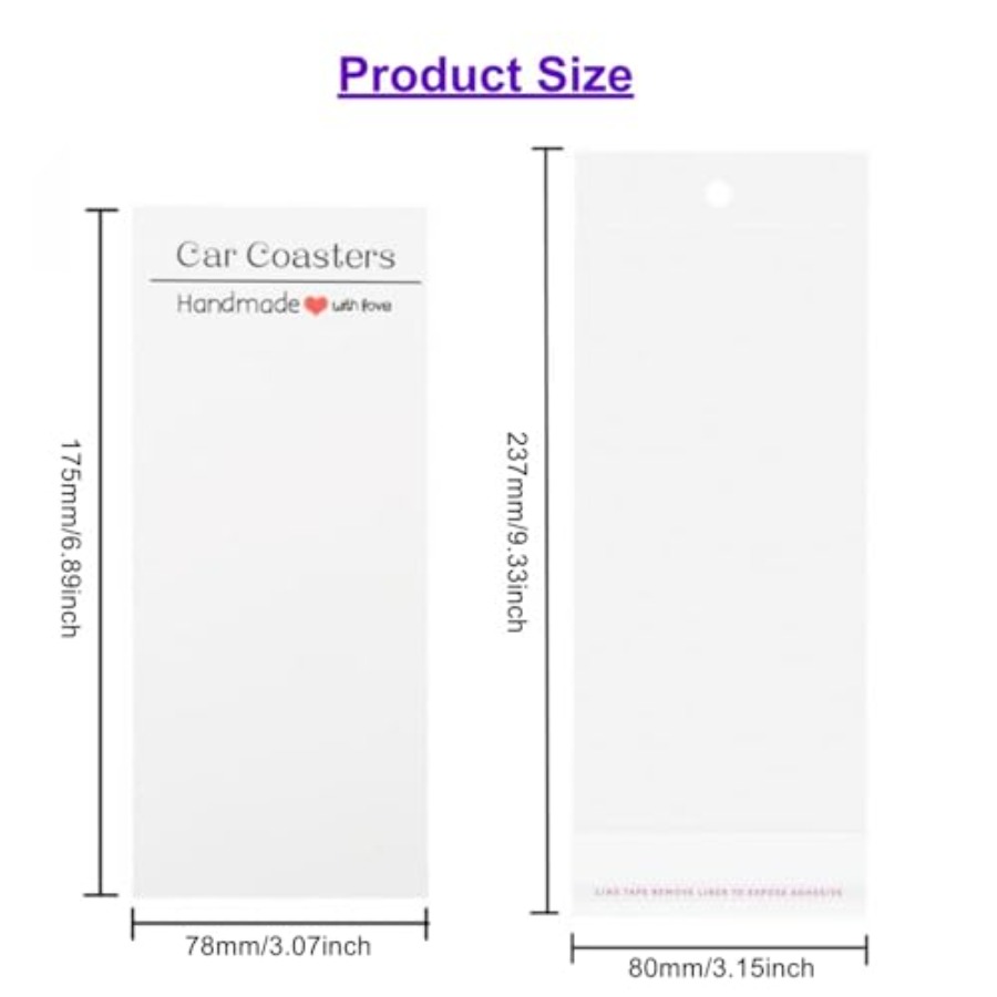 Sets Car Coaster Packaging for - Coaster Sublimation Blank ulasan dan harga