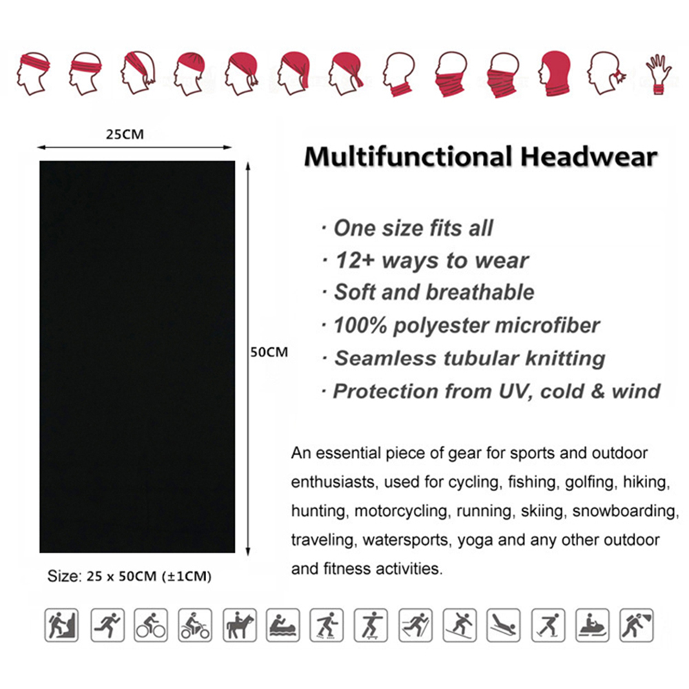 Seamless Solid Color Bandanas  - Bandana Blank White ulasan dan harga