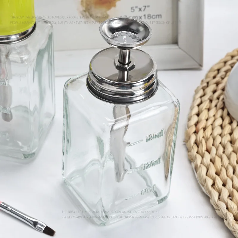 Nail glass bottle press funnel - Water Bottle Blank ulasan dan harga