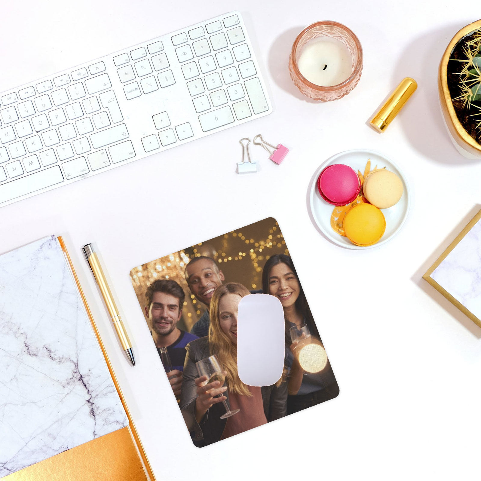 5Pcs Heat Transfer Sublimation - Mouse Pad Blank Sublimation ulasan dan harga