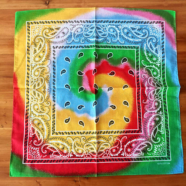 Cotton Headtie Square Scarf Co - Bandana Blank White ulasan dan harga